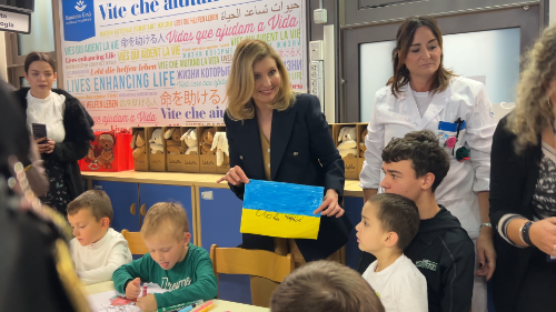 Zelenska dal Papa e dai piccoli pazienti del Bambino Gesù: grazie per l'aiuto all'Ucraina