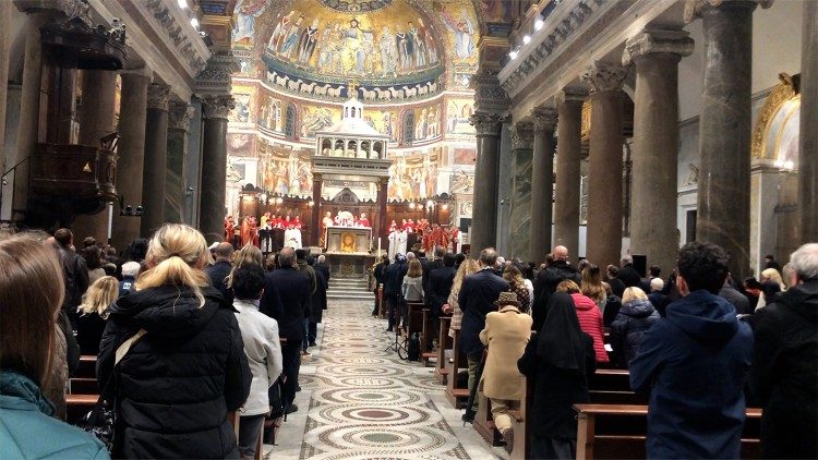 Un momento della celebrazione