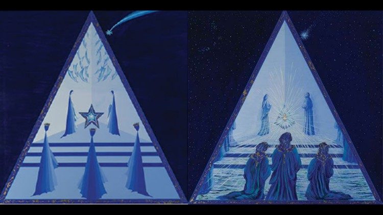 Giovanna Dejua, NativitĂ 1981, acrilico, 80x80 cm., "Collezione Nuovo progetto astratto"