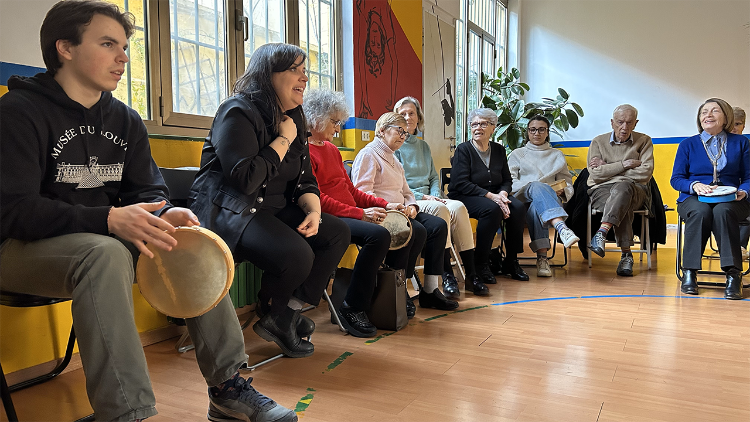 Il coro alle prove
